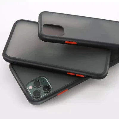 iPhone 12 PRO MAX 6.7" Button Soft Texture Case